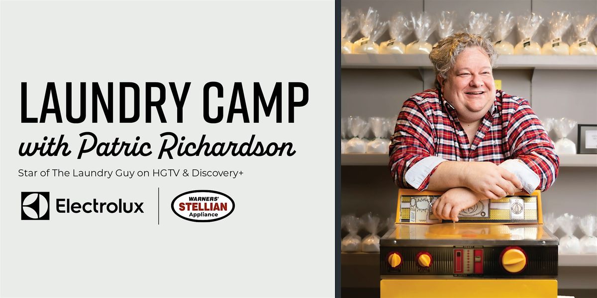 Laundry Camp with Patric Richardson, 11 June | Event in Apple Valley | AllEvents