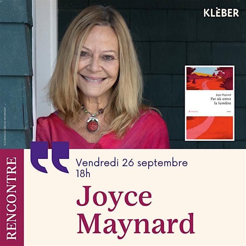 Rencontre avec Joyce Maynard, 26 September | Event in STRASBOURG | AllEvents