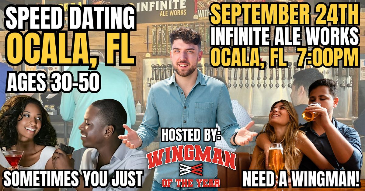 Speed Dating With Wingman Of The Year: Ocala, FL, 24 September | Event in Ocala | AllEvents
