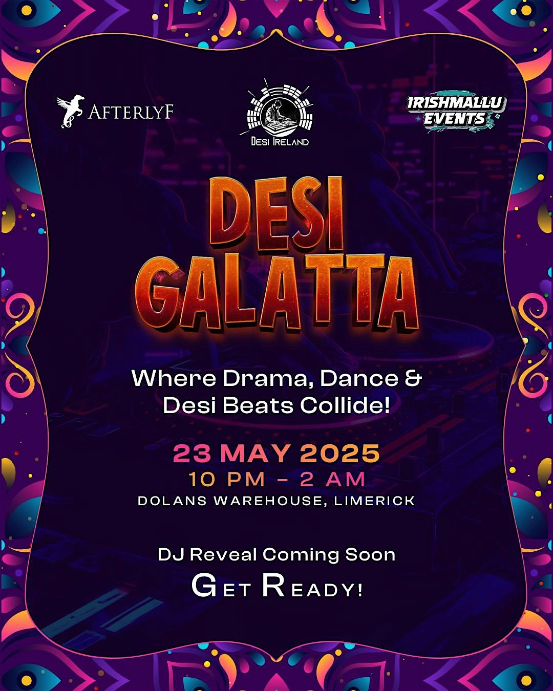 DESI GALATTA, 23 May | Event in Limerick | AllEvents