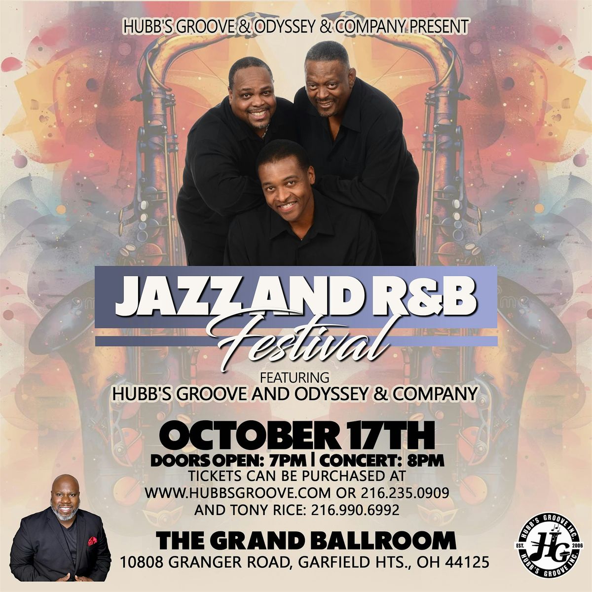 The Jazz and R&B Festival With ODYSSEY & COMPANY, 17 October | Event in Garfield Heights | AllEvents