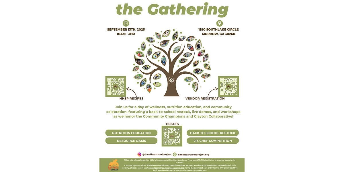 the GATHERING: PROMOTING HEALTH & WELLNESS IN CLAYTON COUNTY, 13 September | Event in Morrow | AllEvents