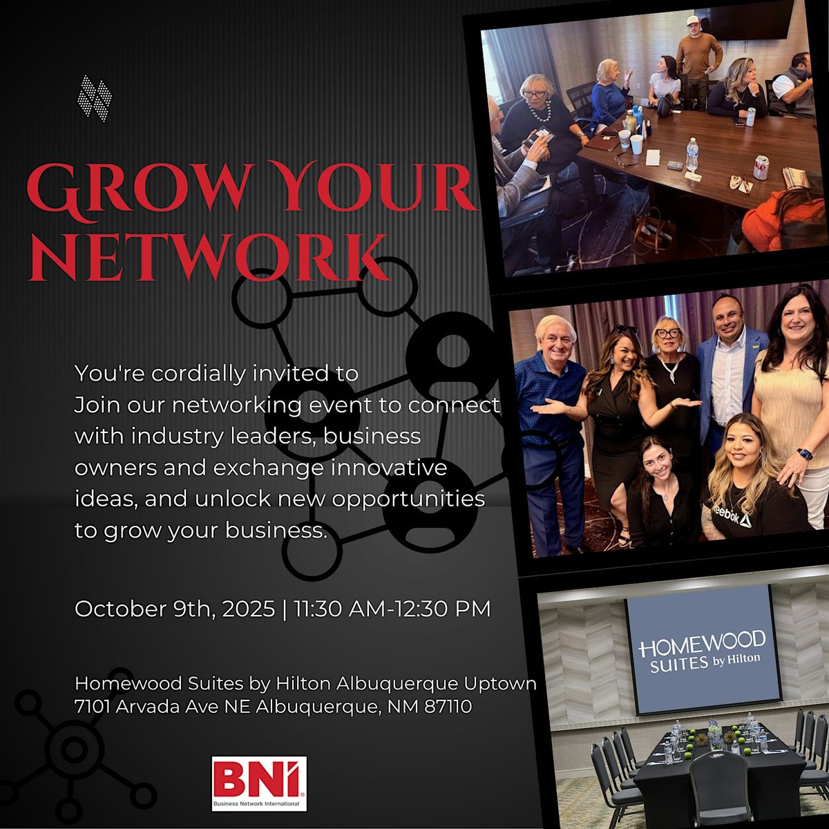 Grow Your Network, 9 October | Event in Albuquerque | AllEvents