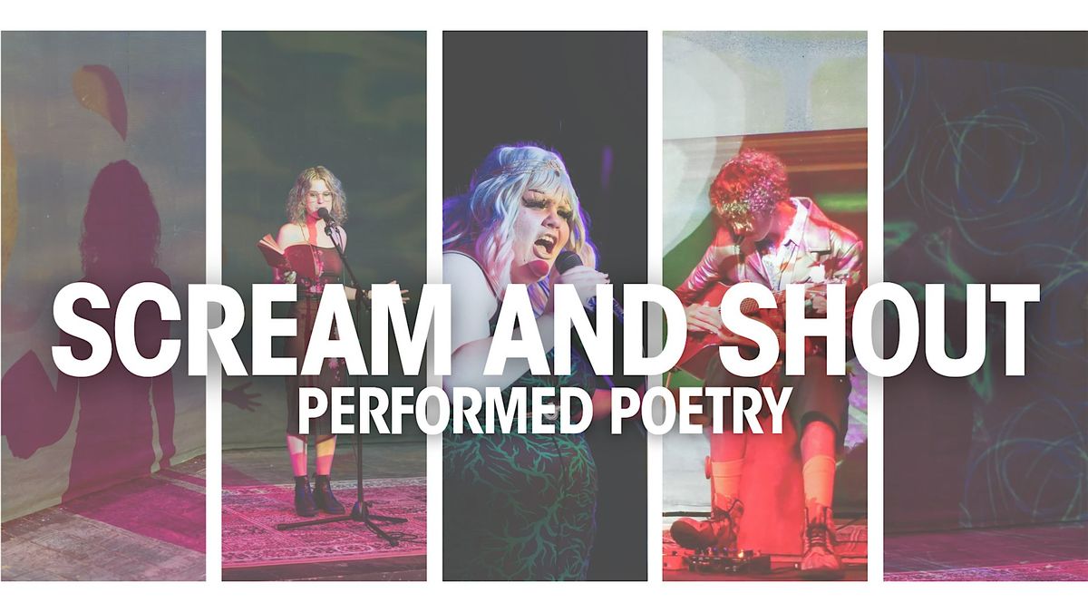 Scream and Shout Poetry, 5 September | Event in New Town | AllEvents