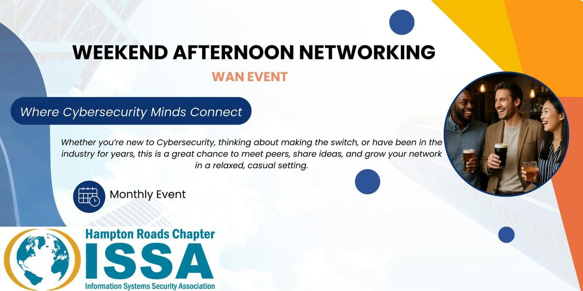 Chesapeake Weekend Afternoon Networking (WAN), 15 August | Event in Chesapeake | AllEvents