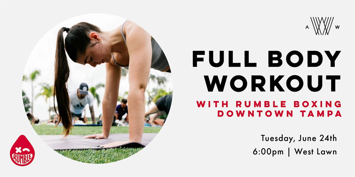 Full Body Workout with Rumble Boxing Tampa, 24 June | Event in Tampa | AllEvents