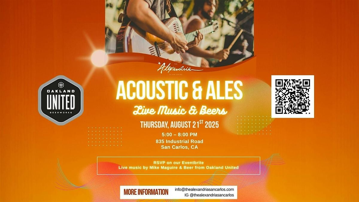 Acoustics & Ales at The Alexandria San Carlos, 21 August | Event in San Carlos | AllEvents