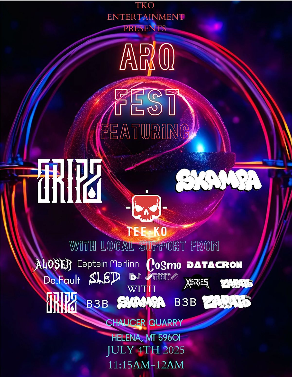 ARQ Fest [Atomic Riddim Quarry], 4 July | Event in Helena | AllEvents