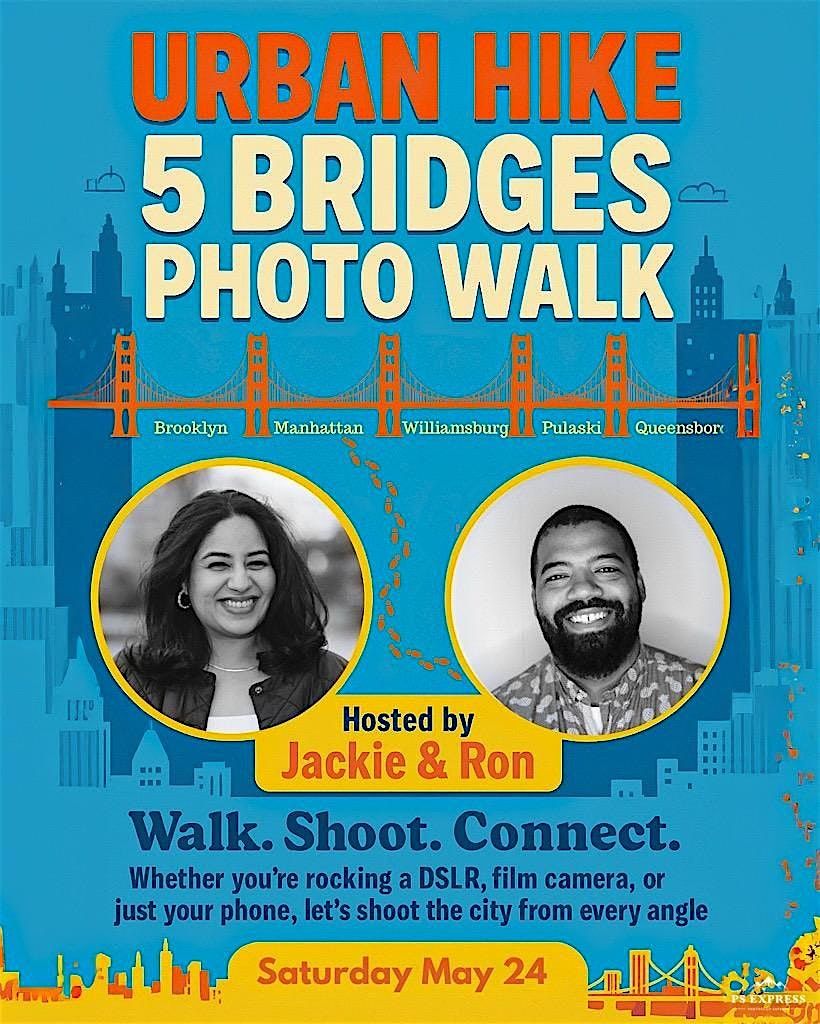 Urban Hike: 5 Bridges Photo Walk, 24 May | Event in New York | AllEvents