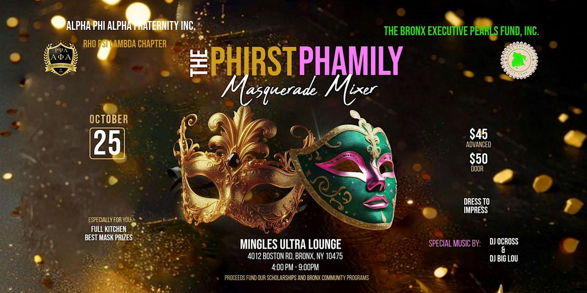 The Masquersade Mixer, 25 October | Event in The Bronx | AllEvents