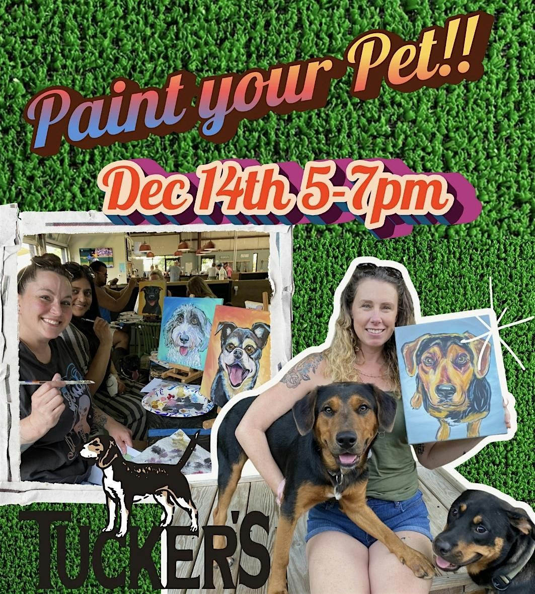 Paint Your Pet at Tucker's Tap Yard with StudioSRV, 14 December | Event in Winston-Salem | AllEvents