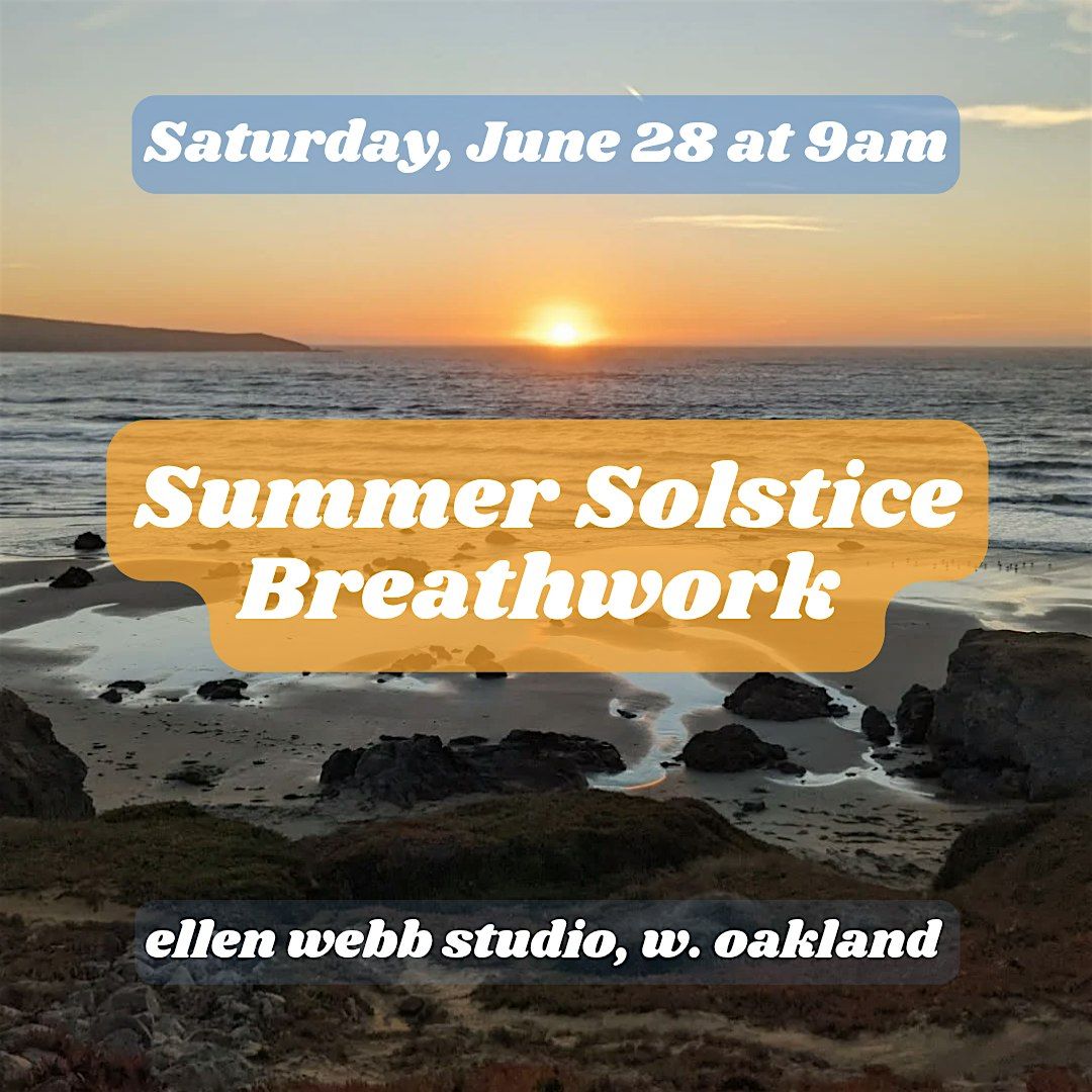 Summer Solstice Breathwork, 28 June | Event in Oakland | AllEvents