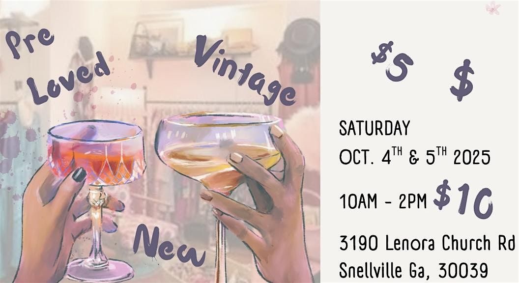 Sip & Shop Pop Up, 4 October | Event in Snellville | AllEvents