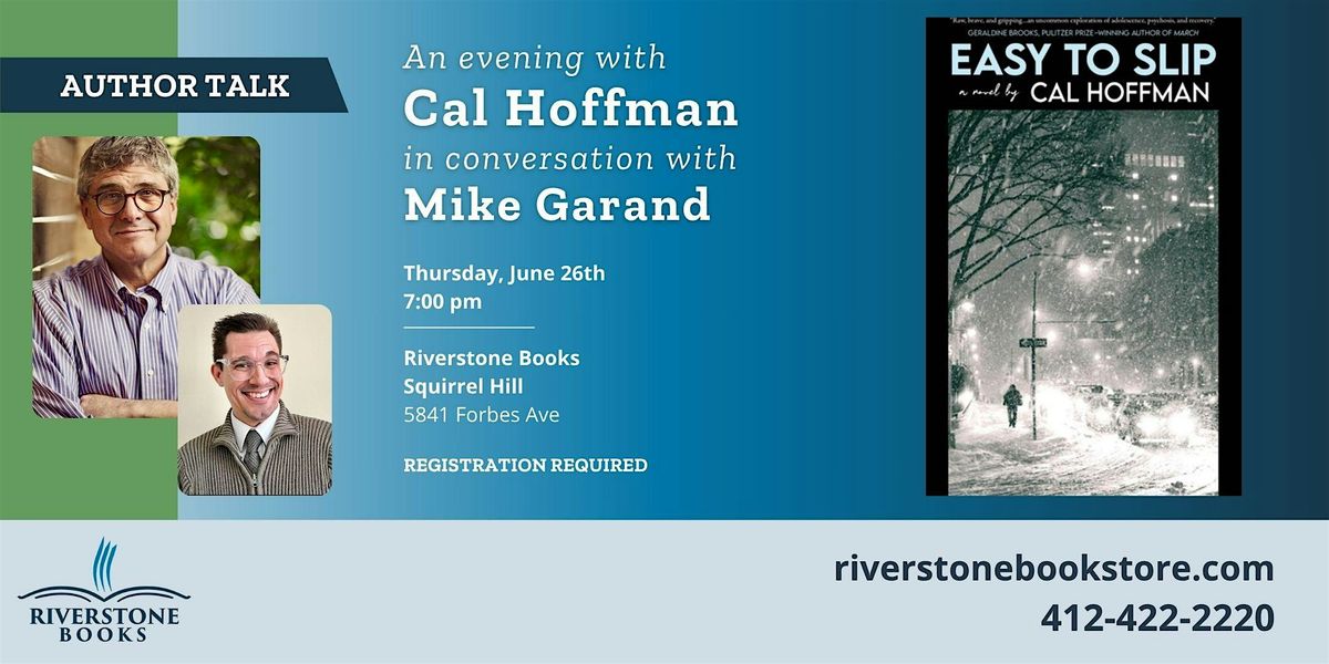 An Evening with Author Cal Hoffman in Conversation with Mike Garand, 26 June | Event in Pittsburgh | AllEvents