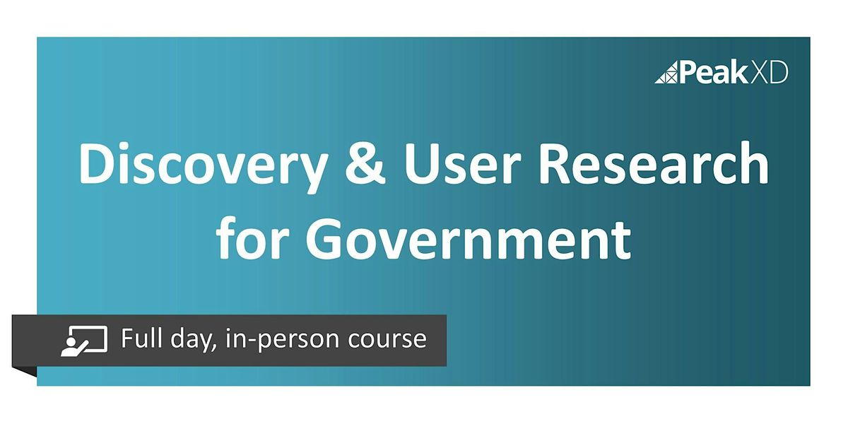 Discovery & User Research for Government (Melbourne), 28 October | Event in Fitzroy | AllEvents