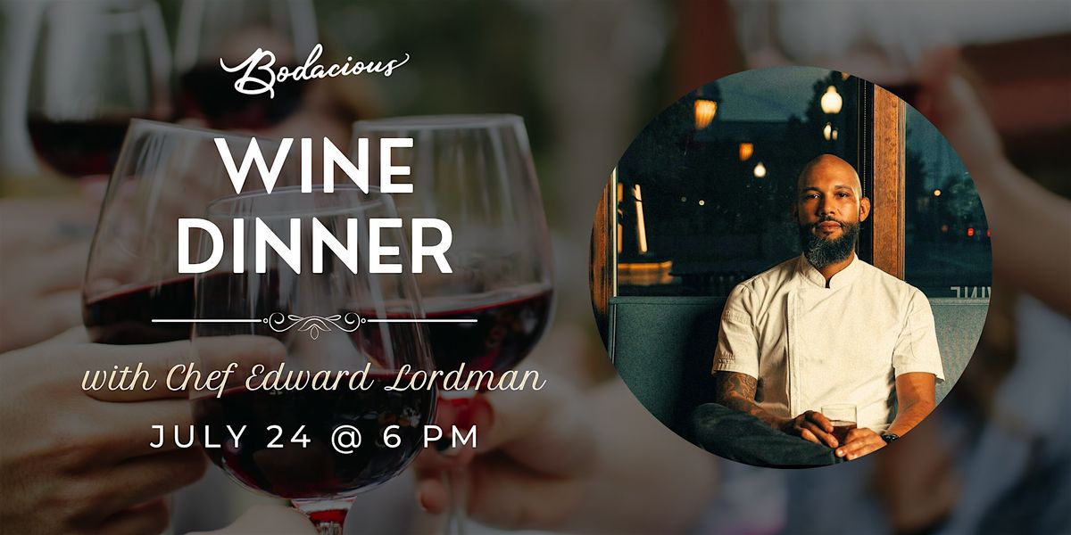 Wine Dinner with Chef Edward Lordman, 24 July | Event in Pensacola | AllEvents
