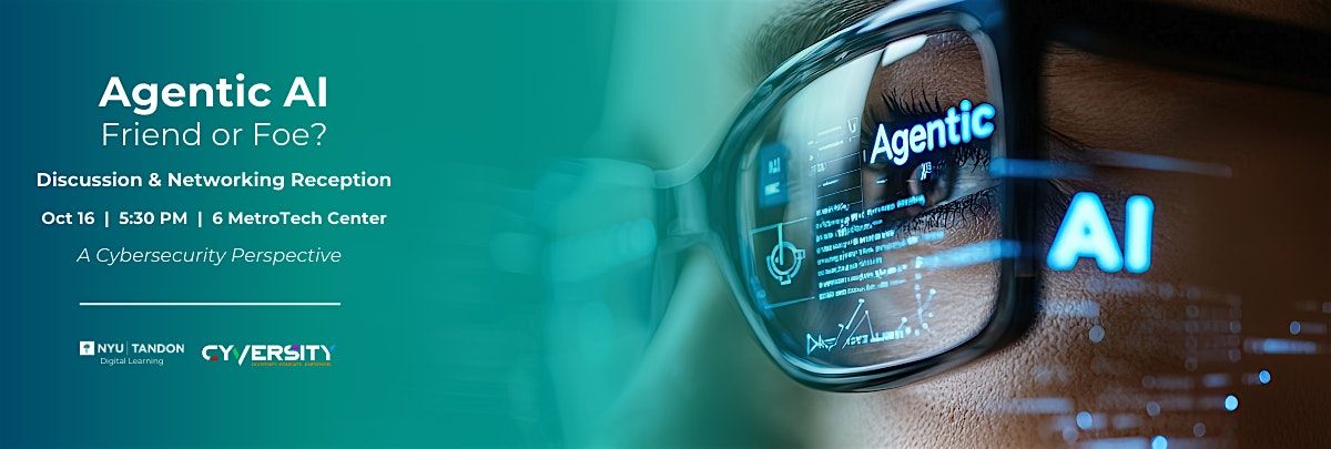 An Evening discussion of Agentic AI: Friend or Foe?, 16 October | Event in Brooklyn | AllEvents