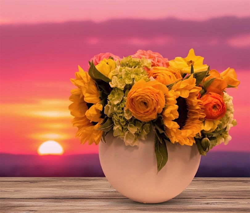 Sunset flower arranging, 8 October | Event in Holmdel | AllEvents