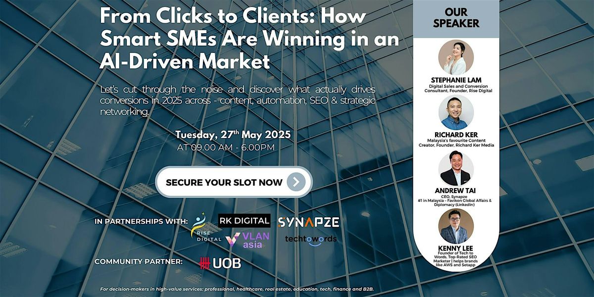 2025 Ai-Marketing & Influence Summit, 27 May | Event in Kuala Lumpur | AllEvents
