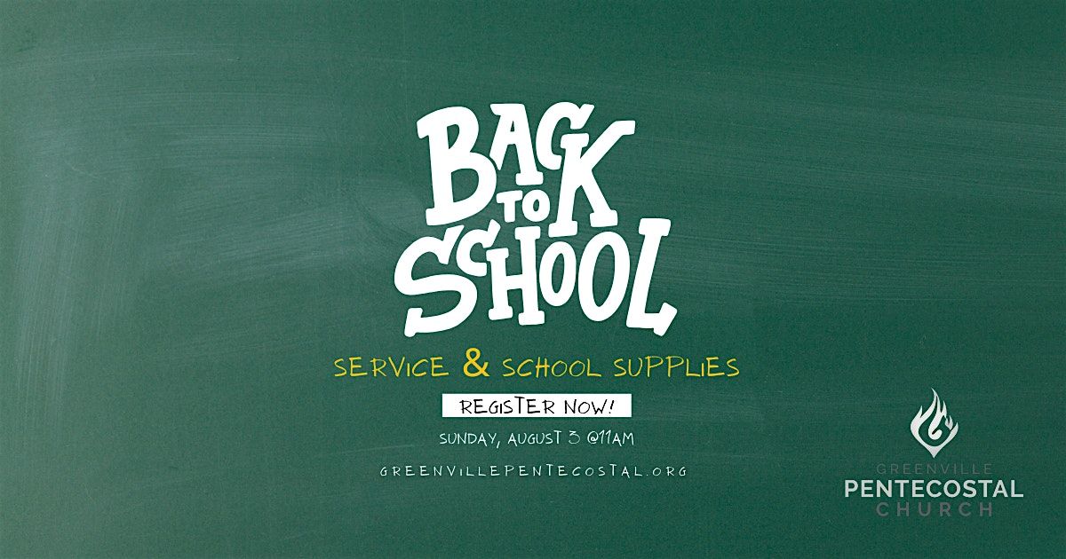 Community Back to School Bash, 3 August | Event in Greenville | AllEvents