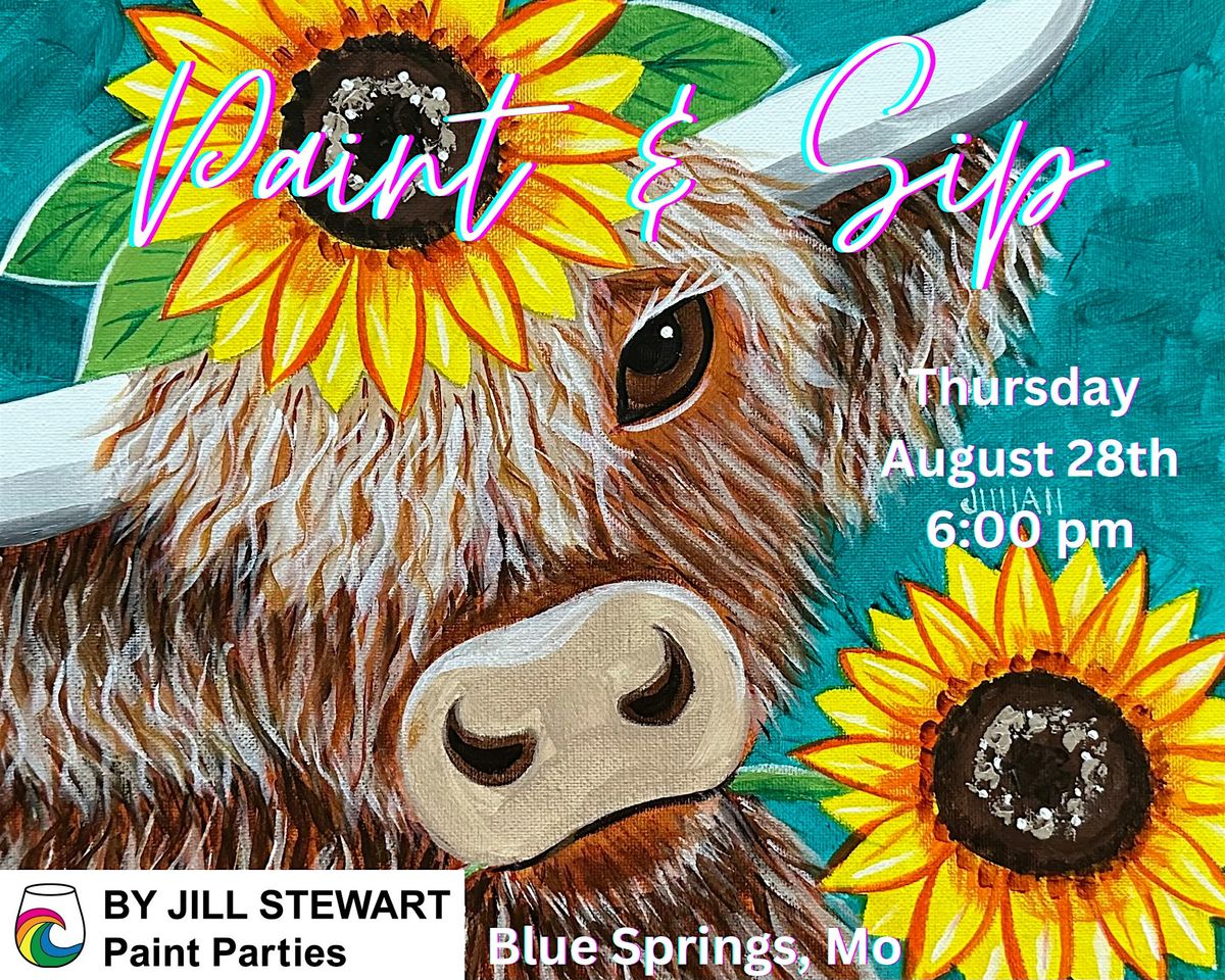 Sunflower Cow Paint Party | Event in Blue Springs | AllEvents