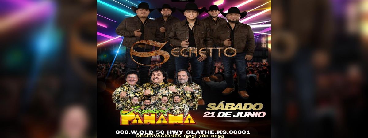 SECRETTO & TROPICAL PANAMA OLATHE, 21 June | Event in Olathe | AllEvents