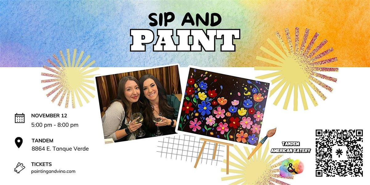 Wild Bloom Paint and Sip + Wine Specials, 12 November | Event in Tucson | AllEvents