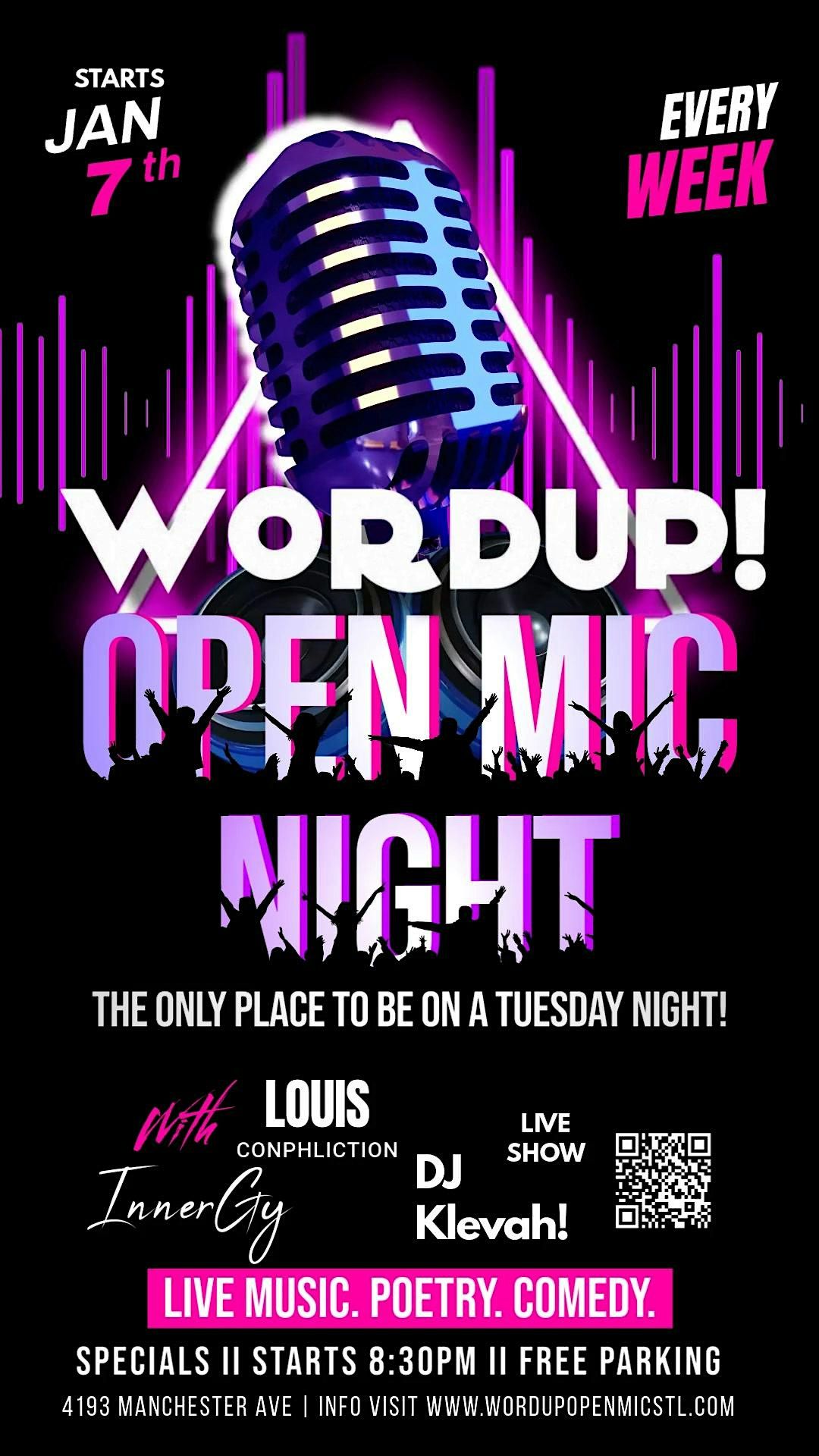 WORDUP! Open Mic | Event in St. Louis | AllEvents