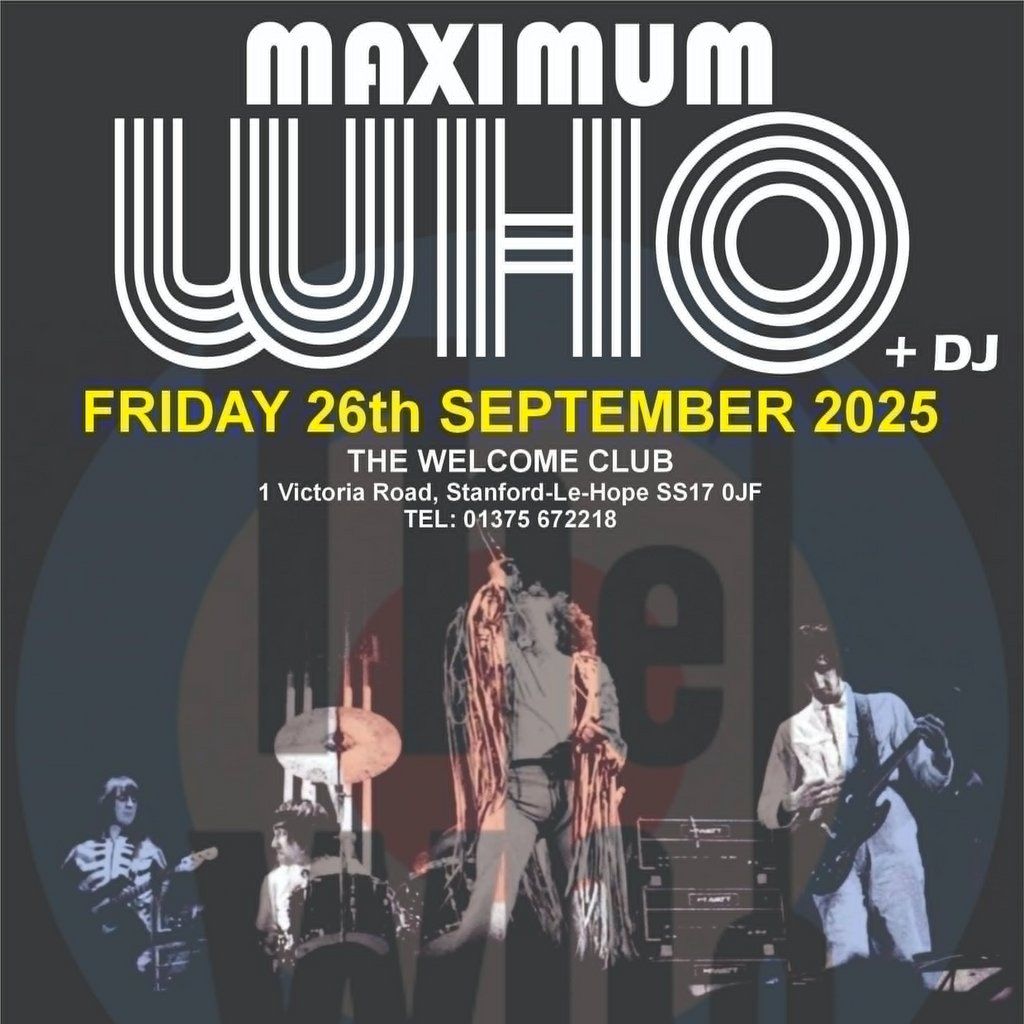Tribute Night to The Who, 26 September | Event in Grays | AllEvents