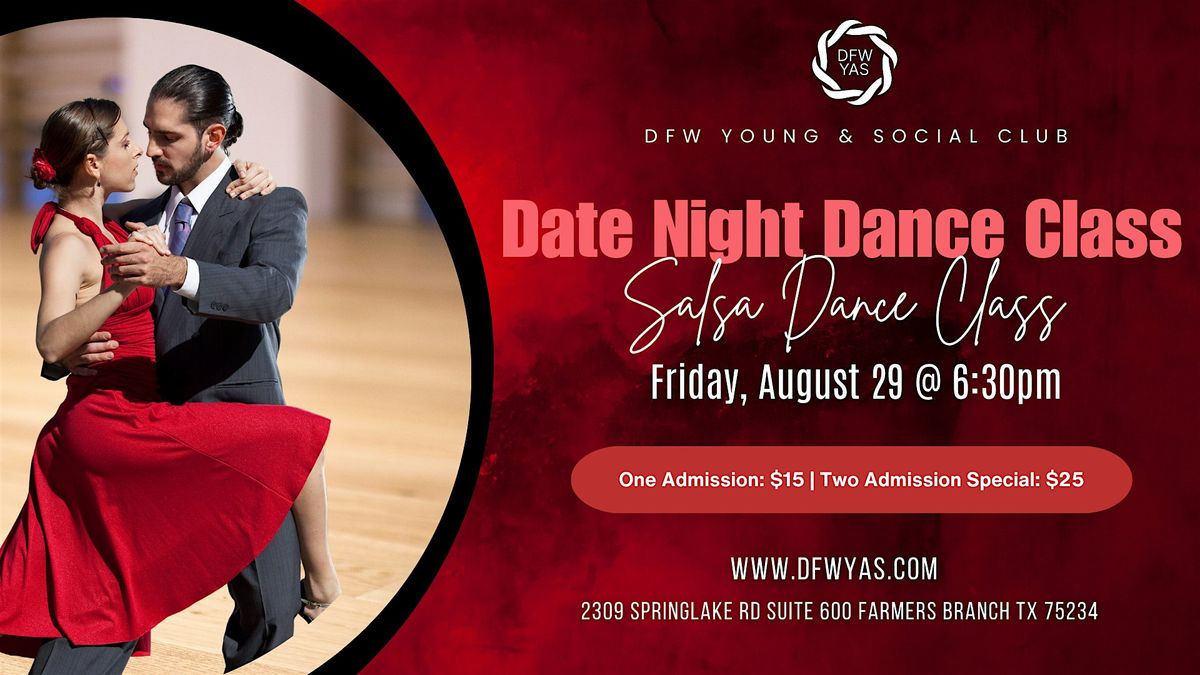 Salsa: Friday Night Dance Class, 29 August | Event in Farmers Branch | AllEvents