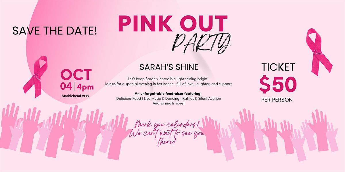 Sarah's Shine, 4 October | Event in Marblehead | AllEvents