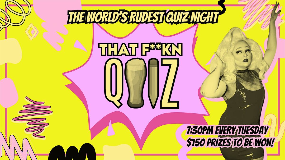 That F**kn Quiz | Event in Wellington | AllEvents