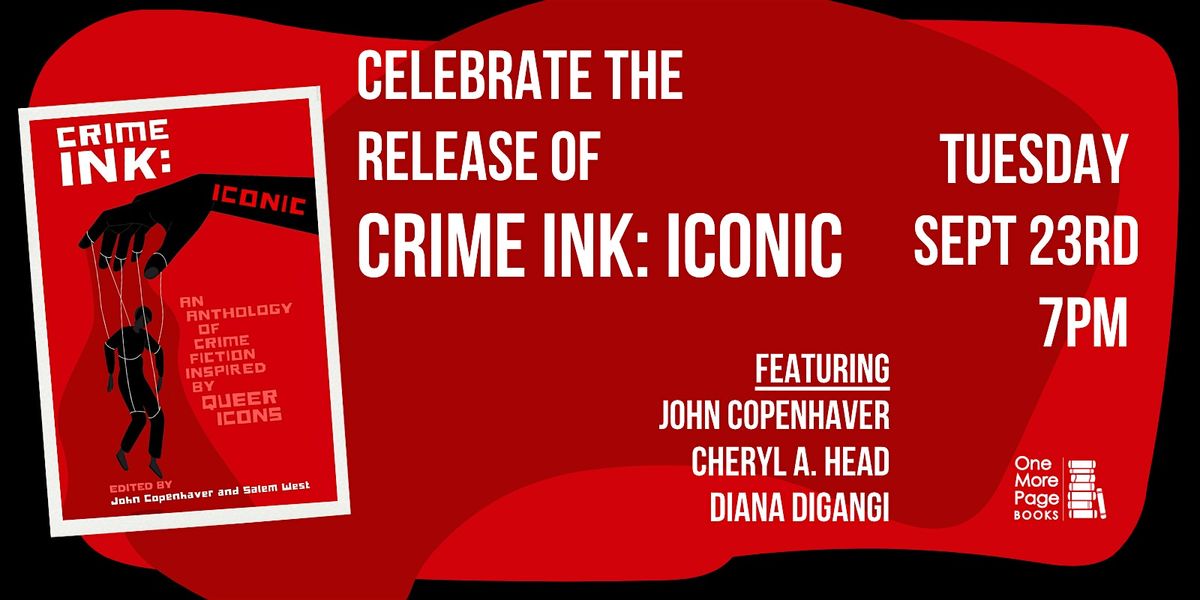 Celebrate the Release of CRIME INK: ICONIC!, 23 September | Event in Arlington | AllEvents