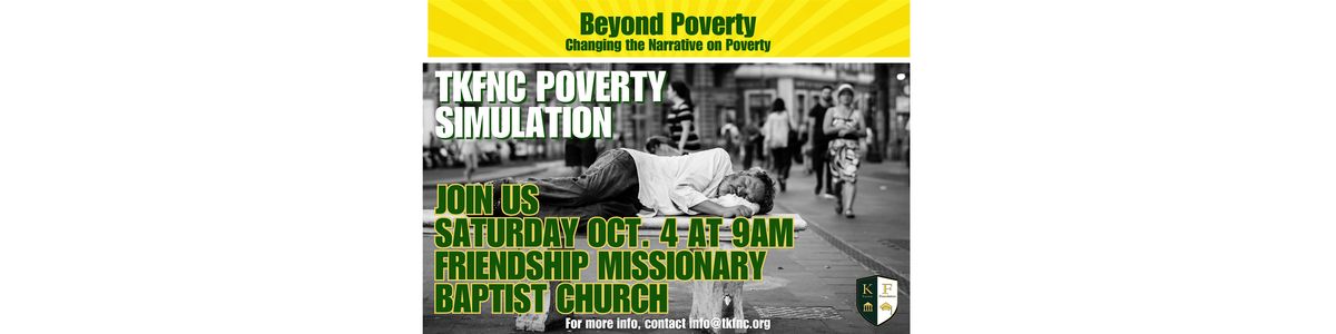 The Kaizen Foundation of NC Inaugural Poverty Simulation, 4 October | Event in Charlotte | AllEvents