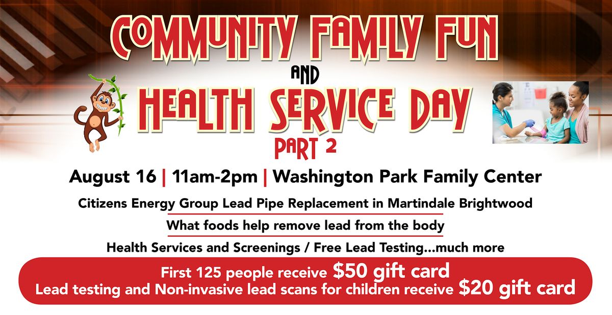Community Family Fun and Health Service Day Part 2, 16 August | Event in Indianapolis | AllEvents