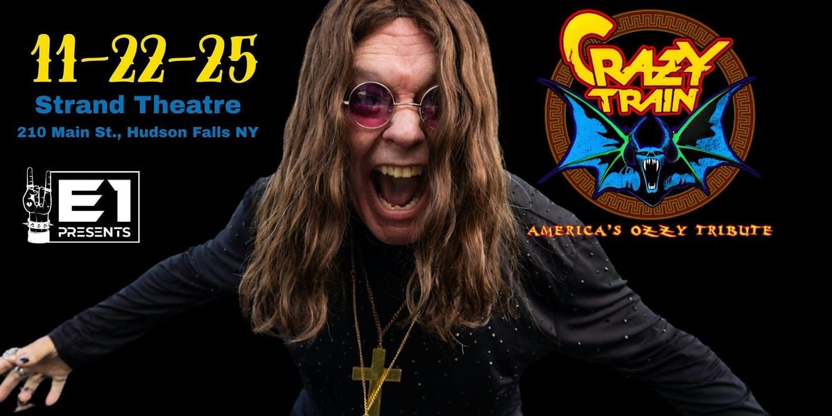 CRAZY TRAIN - America's OZZY Tribute, 22 November | Event in Hudson Falls | AllEvents