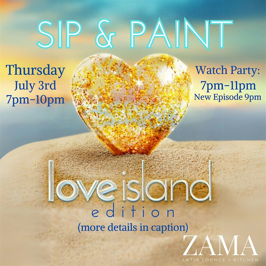 Love Island Sip & Paint, 3 July | Event in Fullerton | AllEvents