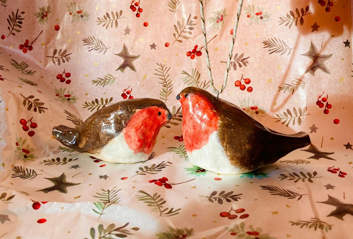 Sip & Sculpt: Christmas Robins BYOB Pottery class, 5 December | Event in Glasgow | AllEvents