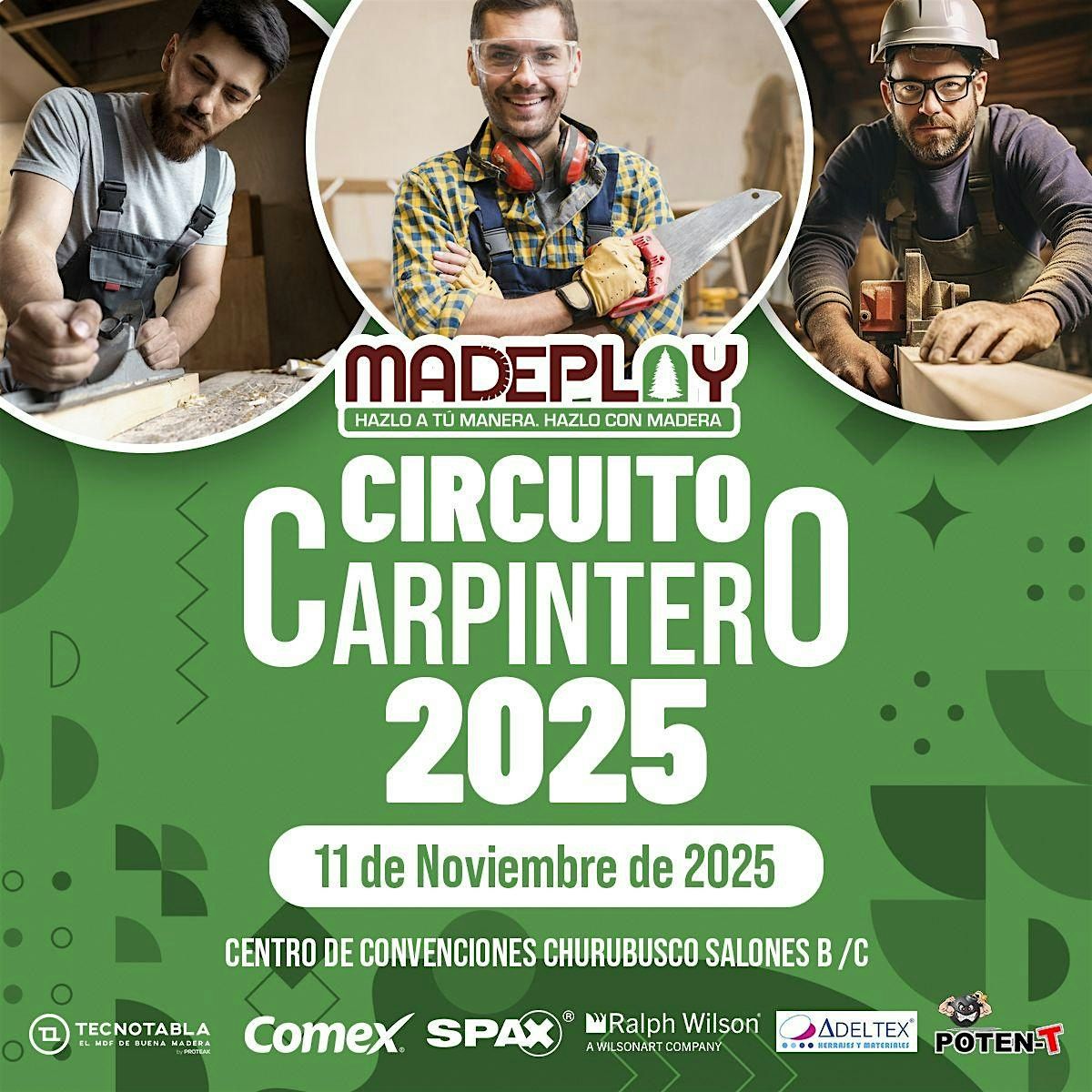 GRUPO 2: CIRCUITO CARPINTERO V.1 2025, 11 November | Event in Ciudad de México | AllEvents