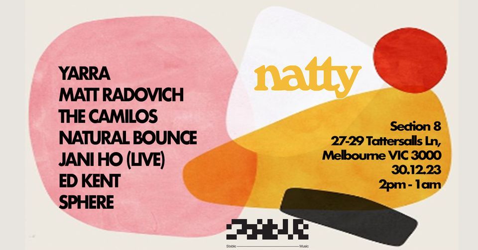 Natty x Stable Not NYE Party, Section 8, Brunswick, December 30 2023