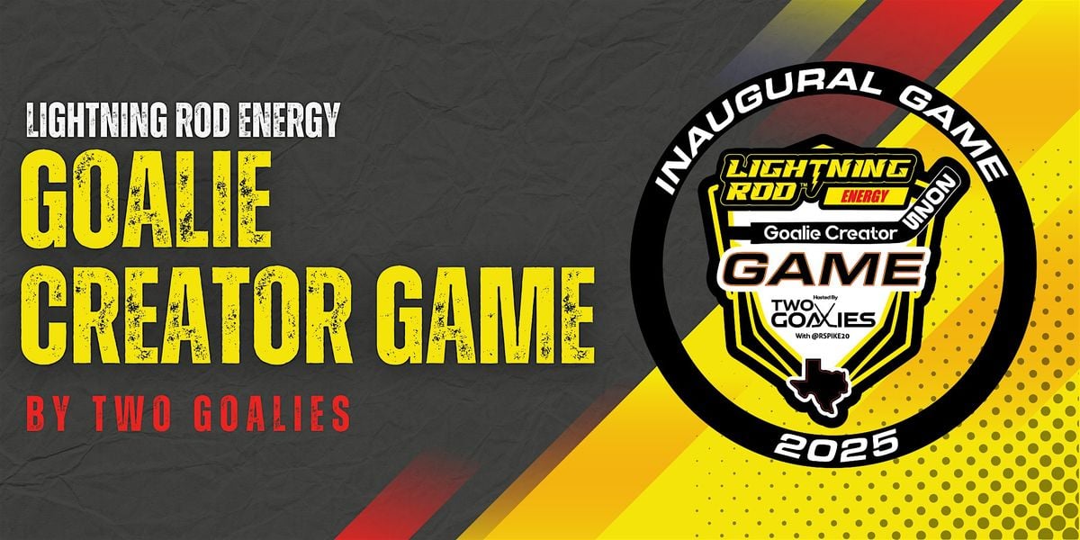 Lightning Rod Energy Goalie Creator Game by Two Goalies, 12 July | Event in Mansfield | AllEvents