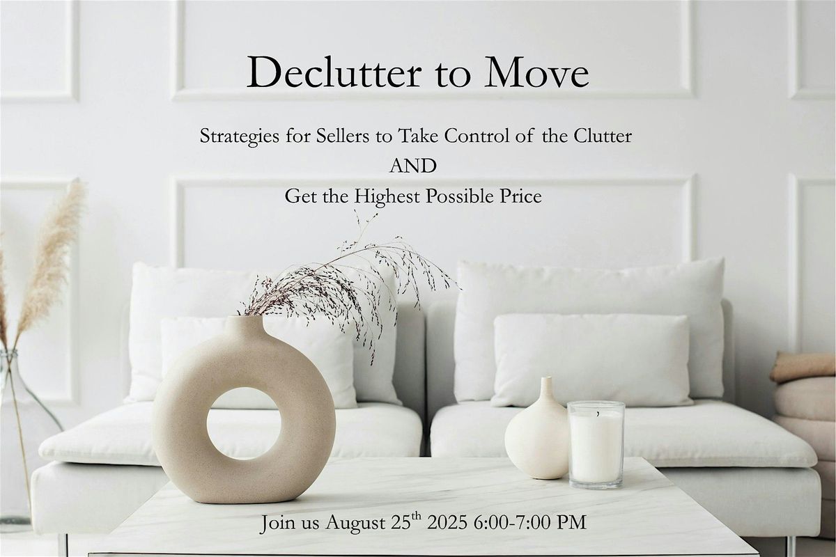Declutter to Move, 25 August | Event in El Segundo | AllEvents