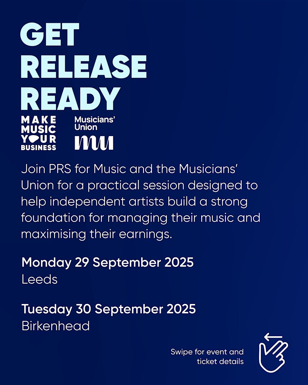Make Music Your Business: Get release ready - Bradford, 17 November | Event in Bradford | AllEvents