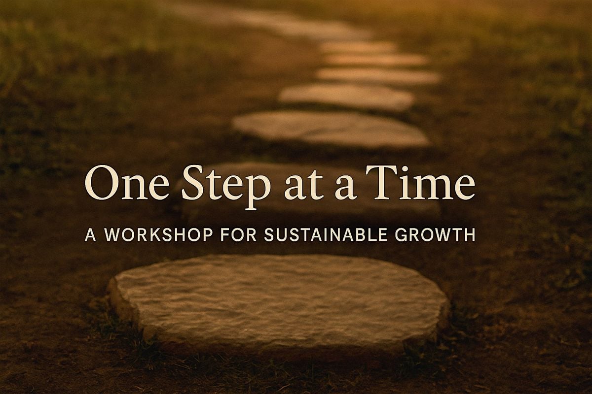 One Step at a Time: A Workshop for Gentle Reflection and Small Actions, 5 October | Event in Somerville | AllEvents