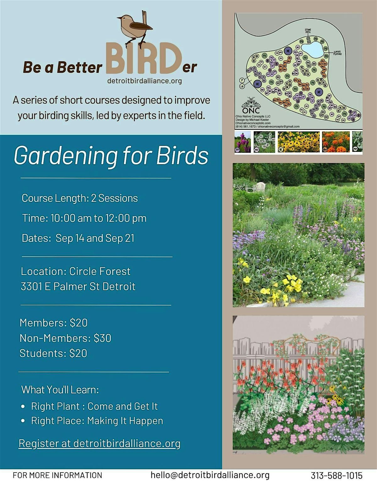 Be a Better Birder: Gardening for Birds, 14 September | Event in Detroit | AllEvents