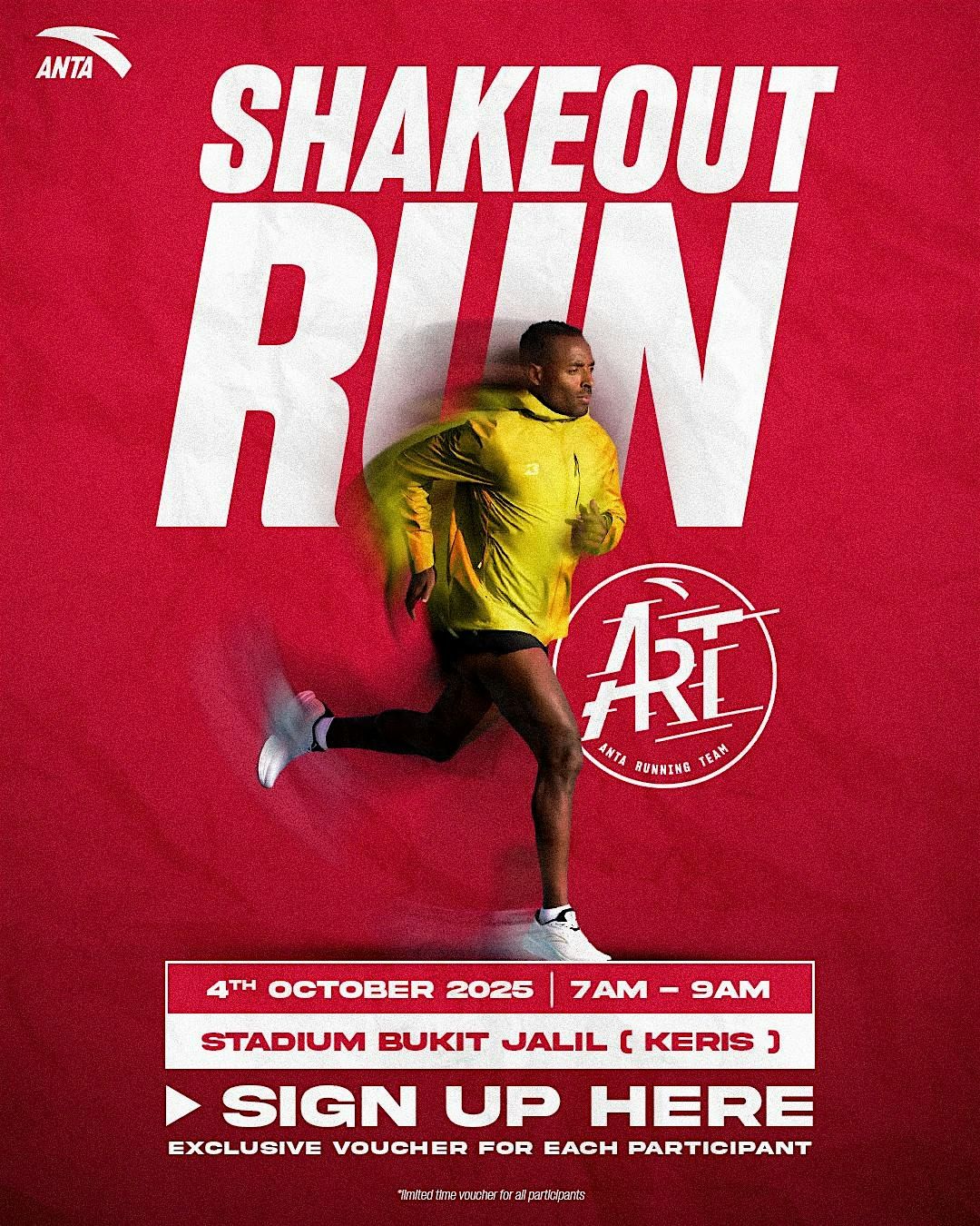 SHAKE OUT RUN by ART Team, 4 October | Event in Kuala Lumpur | AllEvents