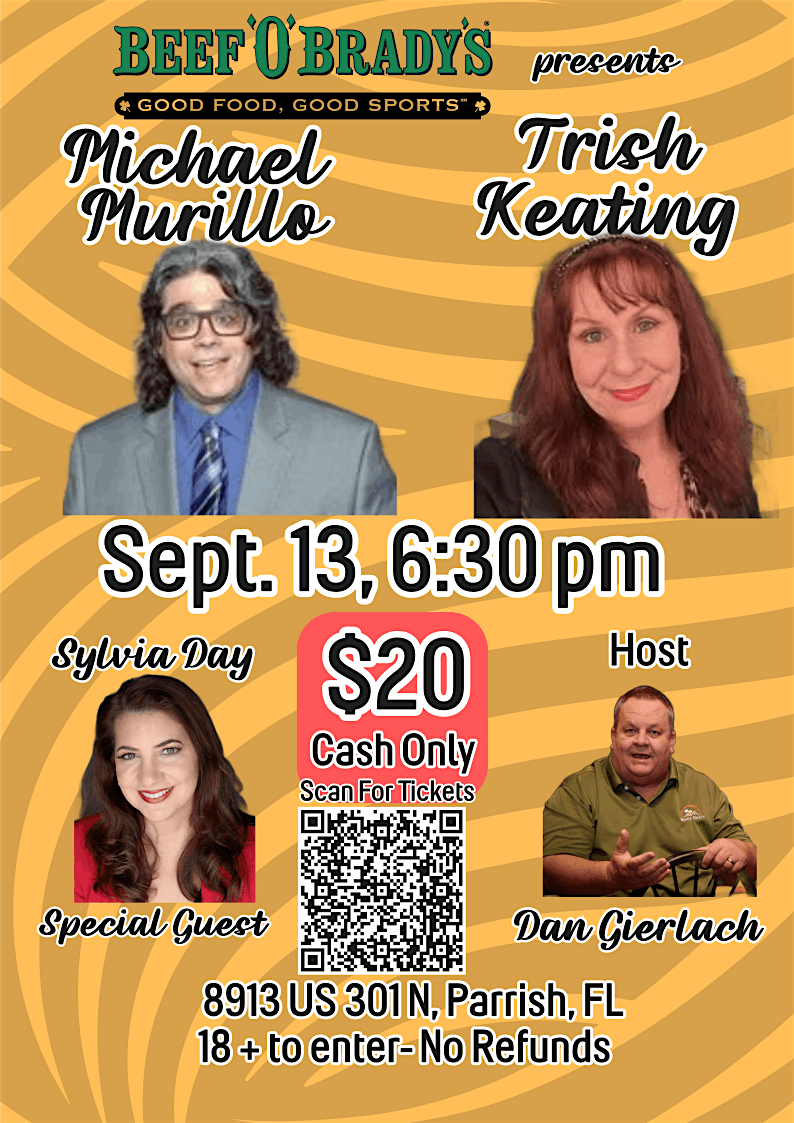 Beefs Comedy Night, 13 September | Event in Parrish | AllEvents