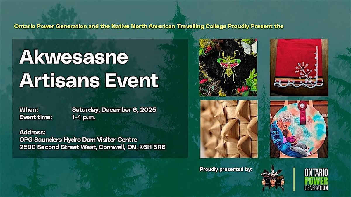 Akwesasne Artisans Event, 6 December | Event in Cornwall | AllEvents