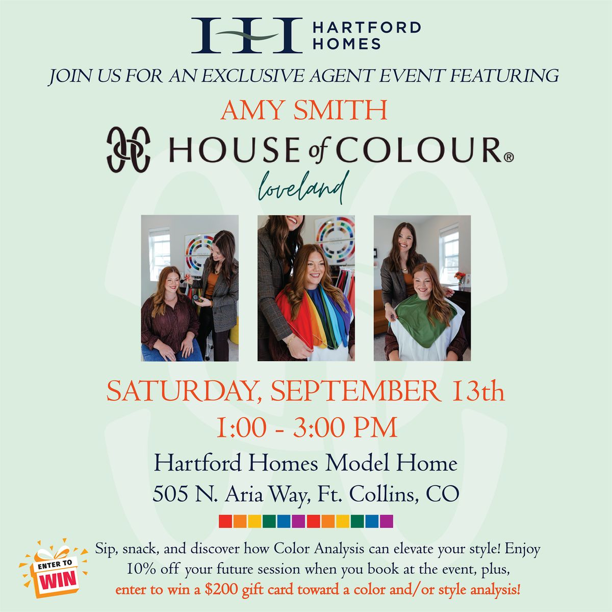 EXCLUSIVE REALTOR EVENT: Color Analysis at Bloom Model Homes, 13 September | Event in Fort Collins | AllEvents
