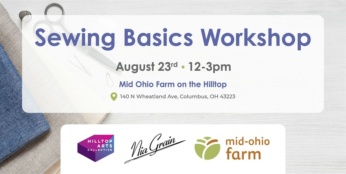 Sewing Basics Workshop, 23 August | Event in Columbus | AllEvents